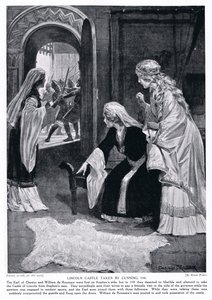 Zamek Lincoln zrobiony przez przebiegłych AD1141, lata 20. autorstwa Ernest Prater